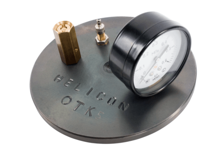 Клеймо ОТК на крышке автоклава